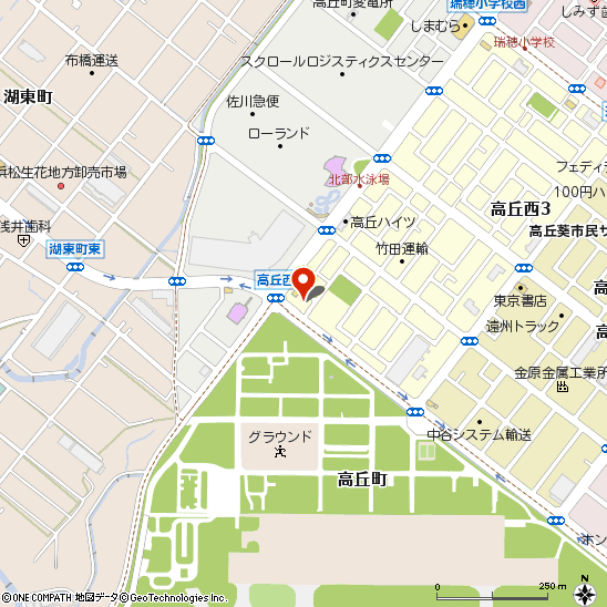 ブリヂストンタイヤサービス西日本(株)　浜松西店付近の地図